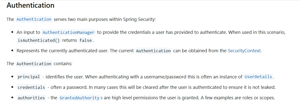 Authentication